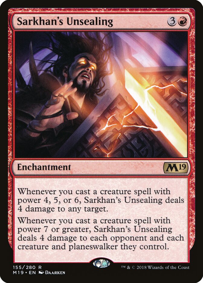 Sarkhan's Unsealing (155) - Core Set 2019 (M19)