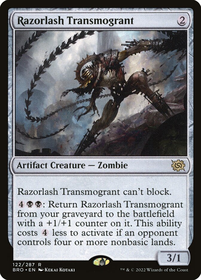 Razorlash Transmogrant (122) - The Brothers' War (BRO)