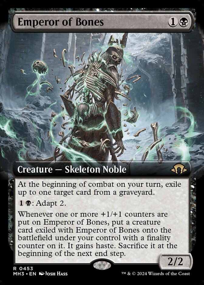 Emperor of Bones - [Foil, Extended Art] Modern Horizons 3 (MH3)