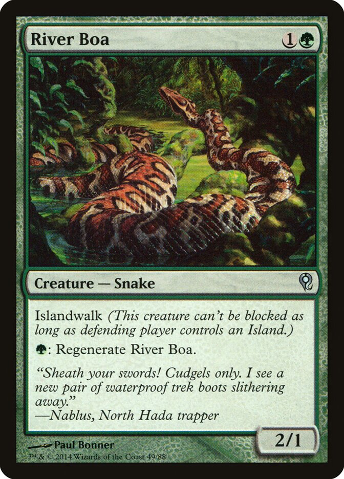 River Boa (49) - Duel Decks: Jace vs. Vraska (DDM)