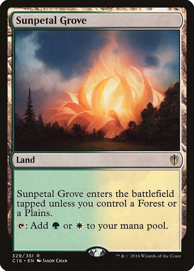 Sunpetal Grove (329) - Commander 2016 (C16)
