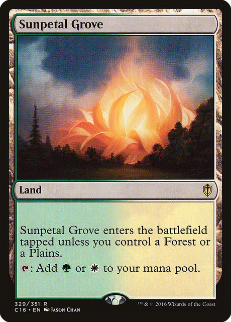 Sunpetal Grove (329) - Commander 2016 (C16)