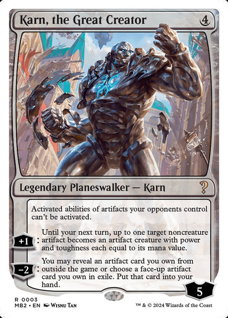 Karn, the Great Creator (3) - Mystery Booster 2 (MB2)
