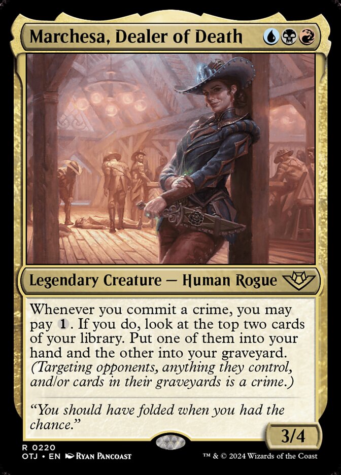 Marchesa, Dealer of Death - [Foil] Outlaws of Thunder Junction (OTJ)