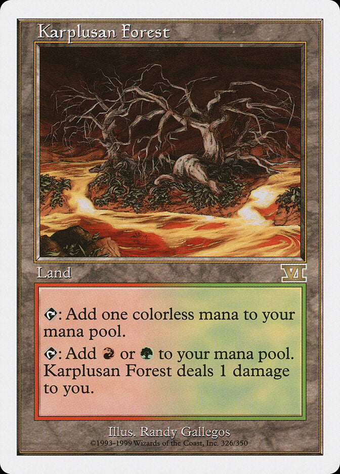 Karplusan Forest (326) - Classic Sixth Edition (6ED)