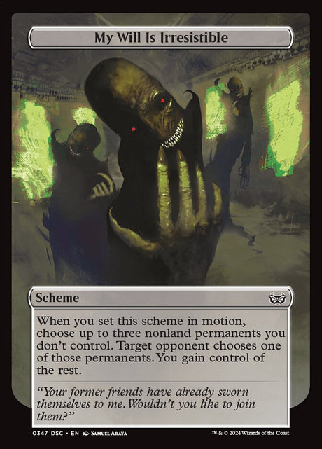 My Will Is Irresistible (347) - Duskmourn: House of Horror Commander (DSC)