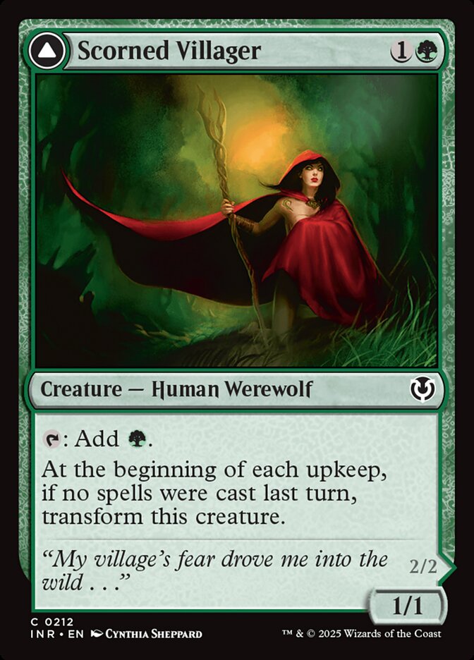 Scorned Villager // Moonscarred Werewolf - Innistrad Remastered (INR)