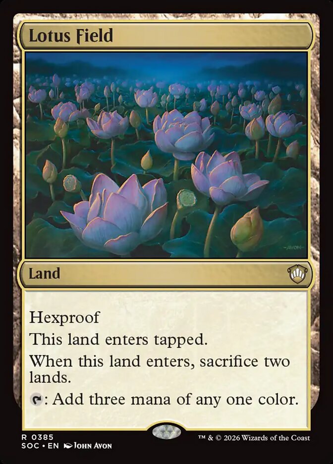 Lotus Field (385) - Secrets of Strixhaven Commander (SOC)