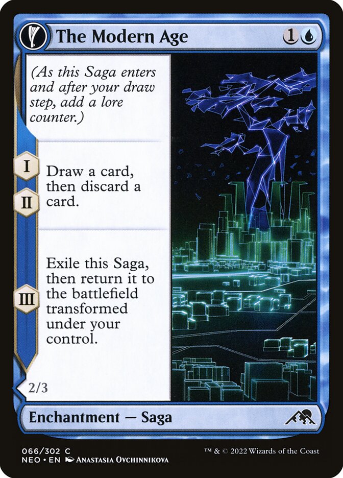 The Modern Age // Vector Glider (66) - Kamigawa: Neon Dynasty (NEO)