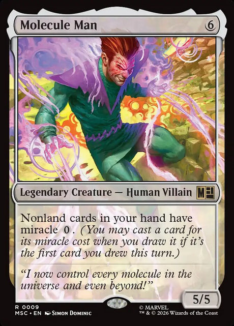 Molecule Man (9) - Marvel Super Heroes Commander (MSC)