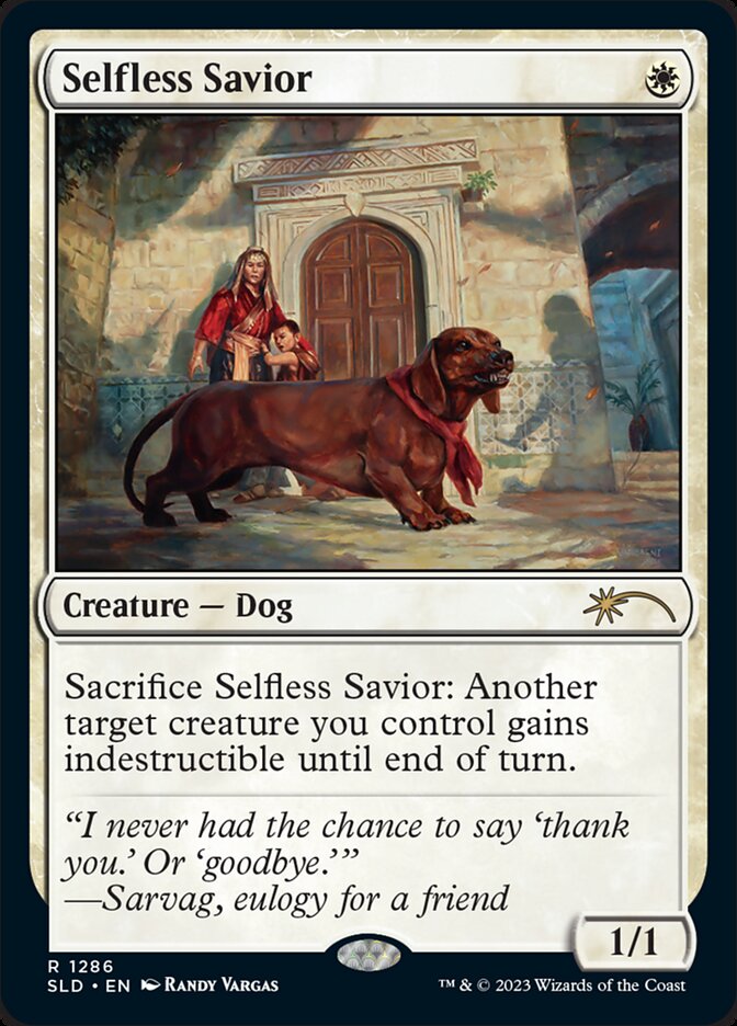 Selfless Savior (1286) - [Foil] Secret Lair Drop (SLD)