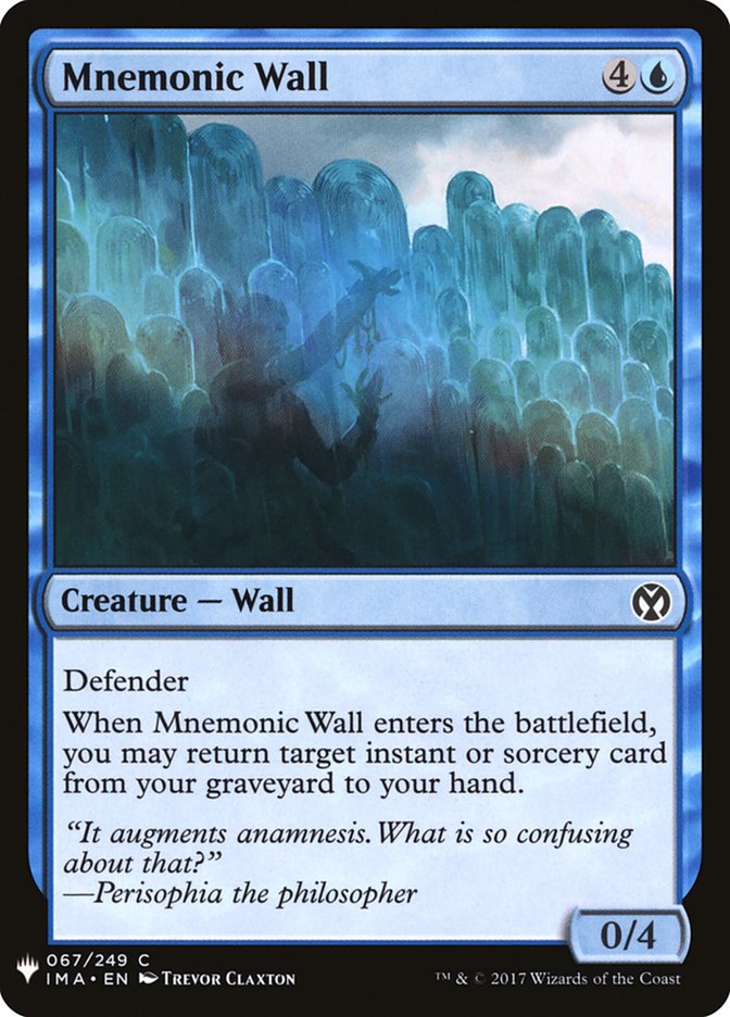Mnemonic Wall - The List (PLST)