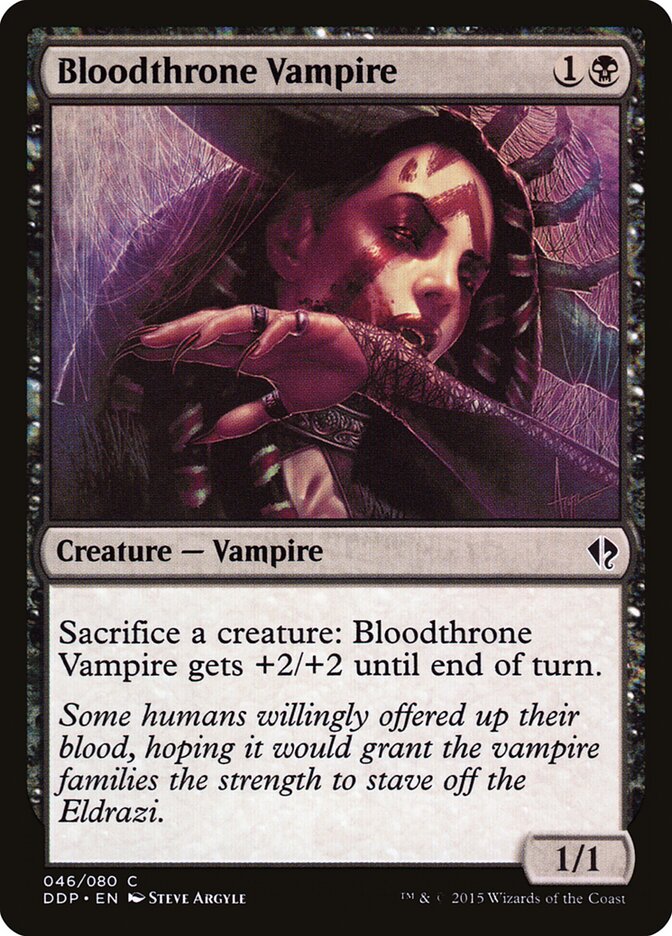 Bloodthrone Vampire (46) - Duel Decks: Zendikar vs. Eldrazi (DDP)