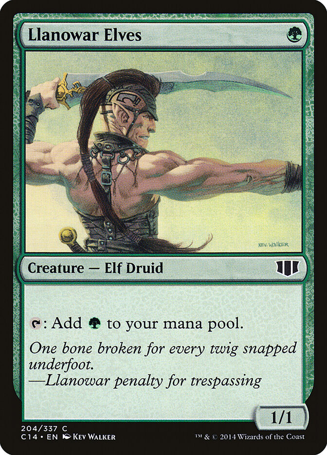 Llanowar Elves (204) - Commander 2014 (C14)