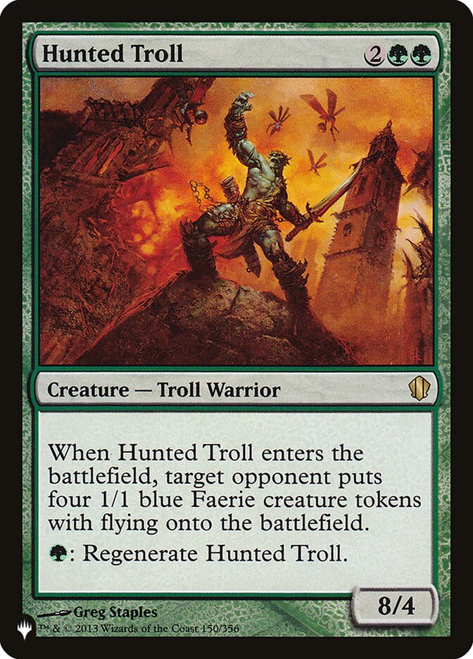 Hunted Troll (C13-150) - The List (PLST)