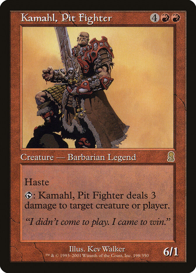 Kamahl, Pit Fighter (198) - Odyssey (ODY)