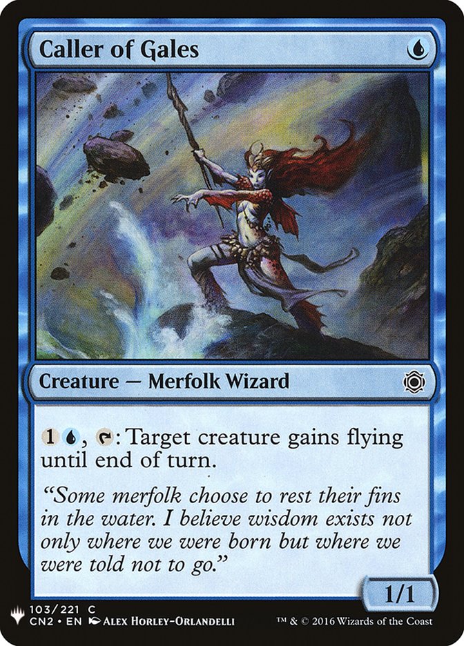 Caller of Gales - The List (PLST)
