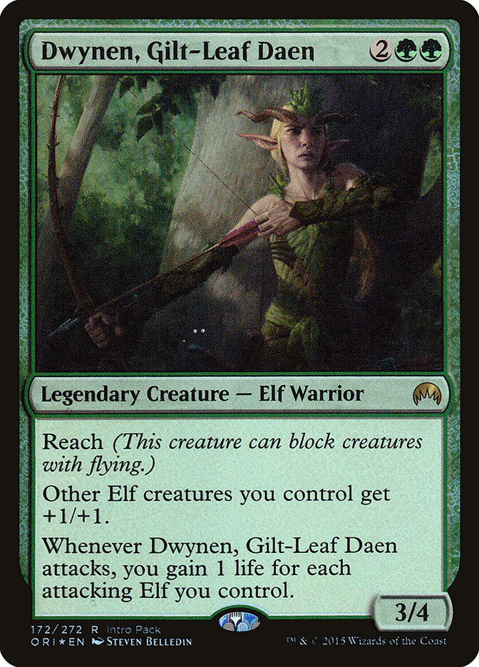 Dwynen, Gilt-Leaf Daen (172) - Magic Origins Promos (PORI)