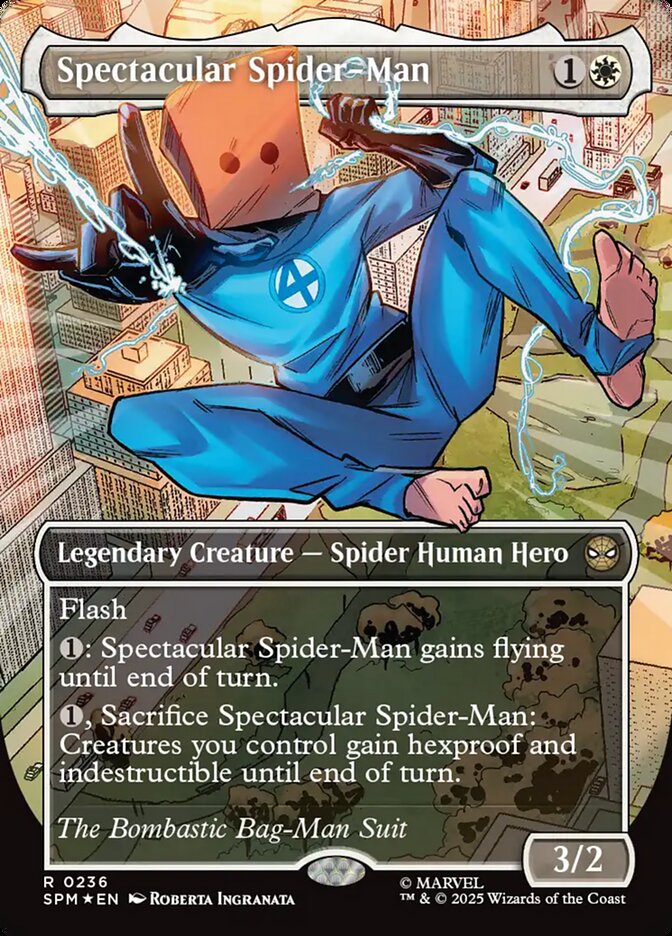 Spectacular Spider-Man (236) - [Textured Foil, Borderless] Marvel's Spider-Man (SPM)