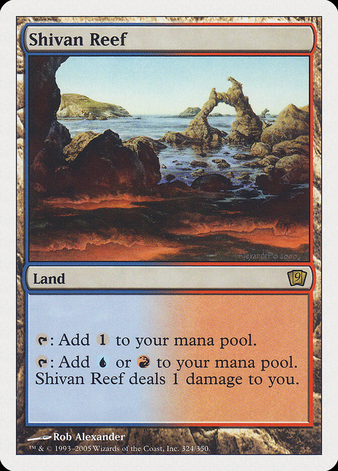 Shivan Reef (324) - Ninth Edition (9ED)