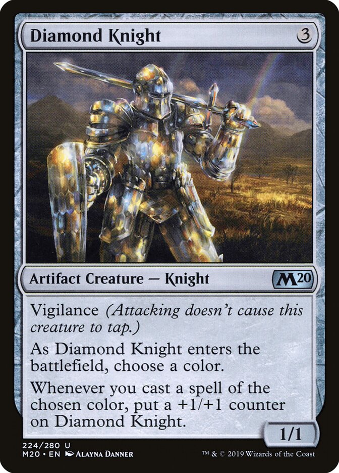 Diamond Knight (224) - Core Set 2020 (M20)