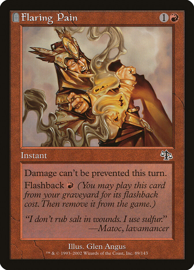 Flaring Pain (89) - Judgment (JUD)