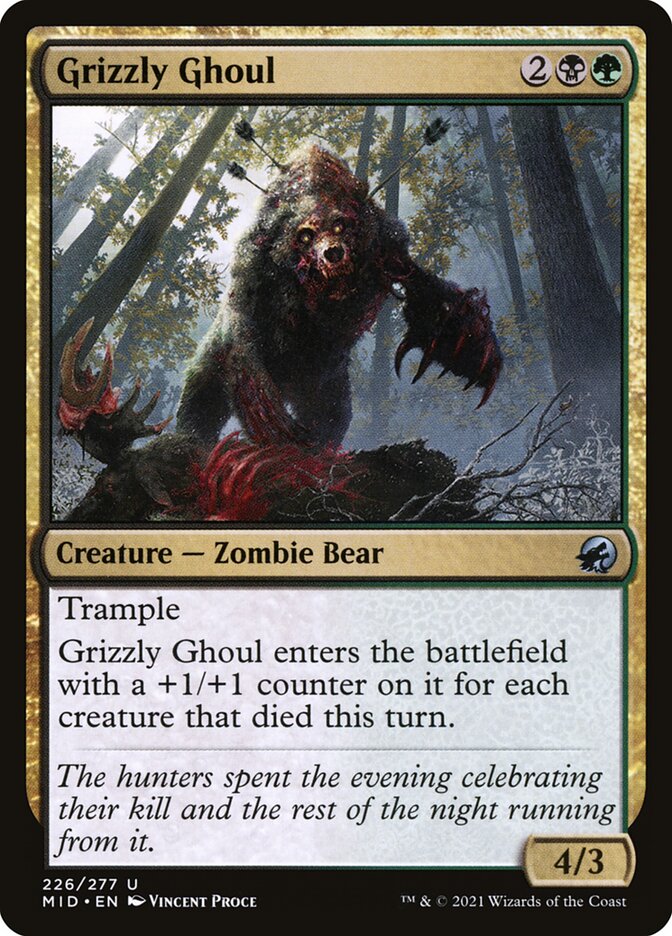 Grizzly Ghoul (226) - Innistrad: Midnight Hunt (MID)