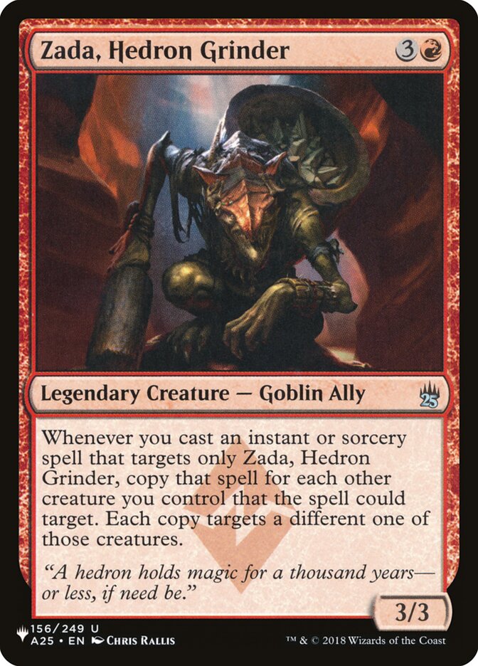Zada, Hedron Grinder (A25-156) - The List (PLST)