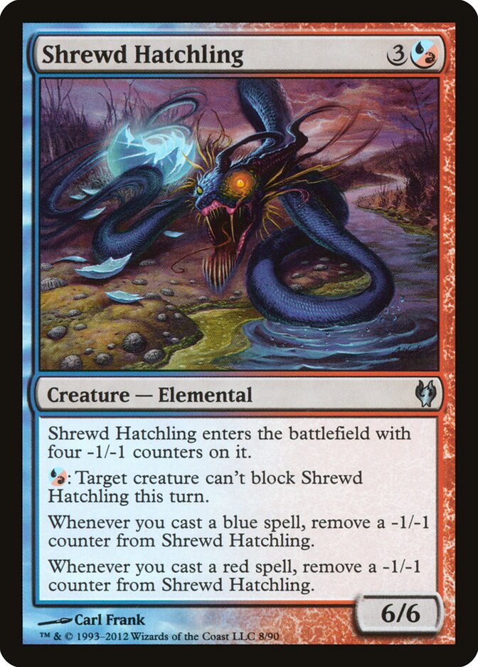 Shrewd Hatchling (8) - Duel Decks: Izzet vs. Golgari (DDJ)