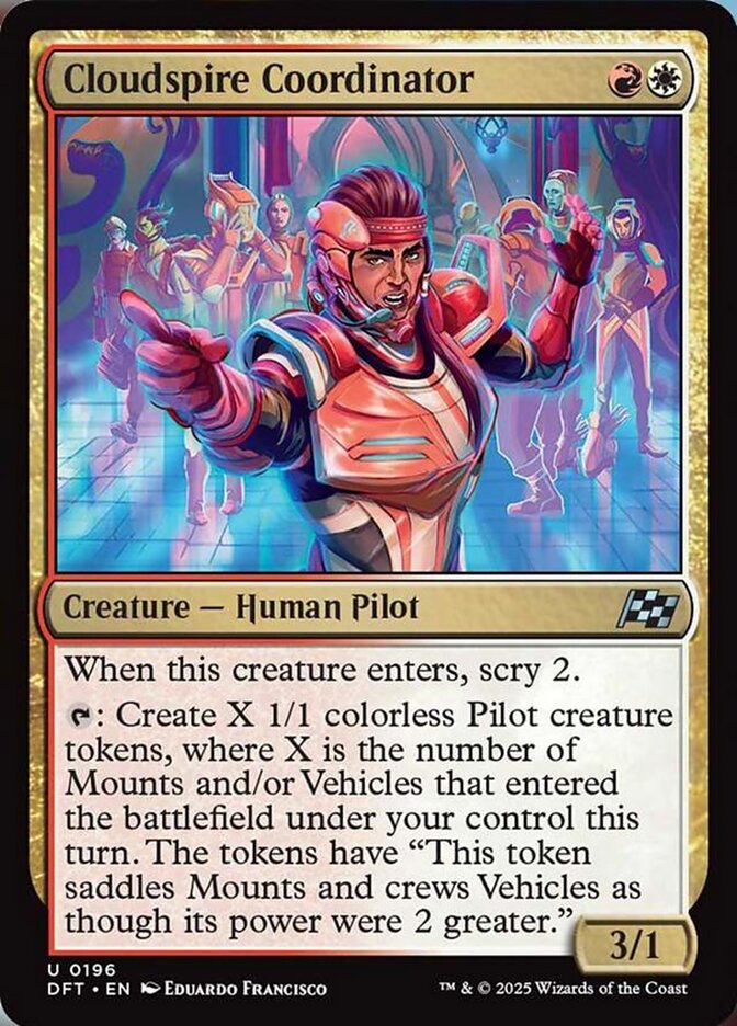 Cloudspire Coordinator - [Foil] Aetherdrift (DFT)