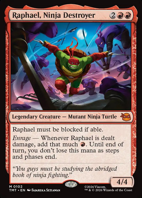 Raphael, Ninja Destroyer (102) - Teenage Mutant Ninja Turtles (TMT)