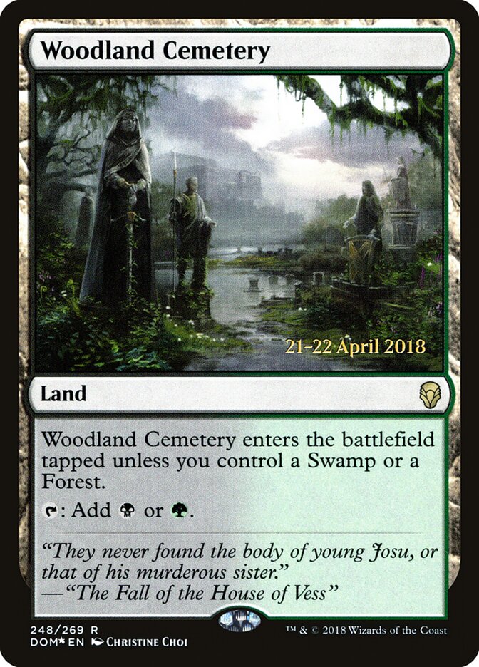Woodland Cemetery (248s) - Dominaria Promos (PDOM)