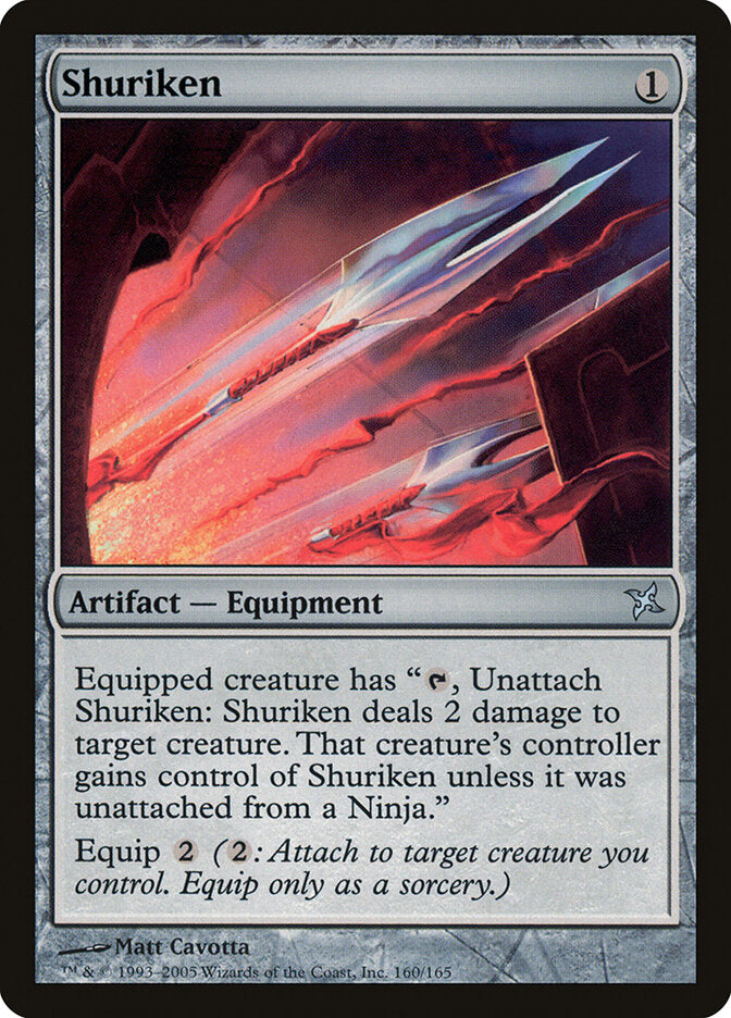 Shuriken (160) - Betrayers of Kamigawa (BOK)