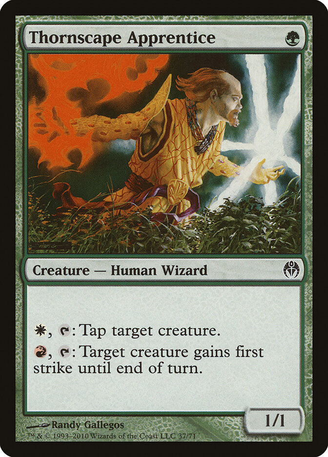 Thornscape Apprentice (37) - Duel Decks: Phyrexia vs. the Coalition (DDE)