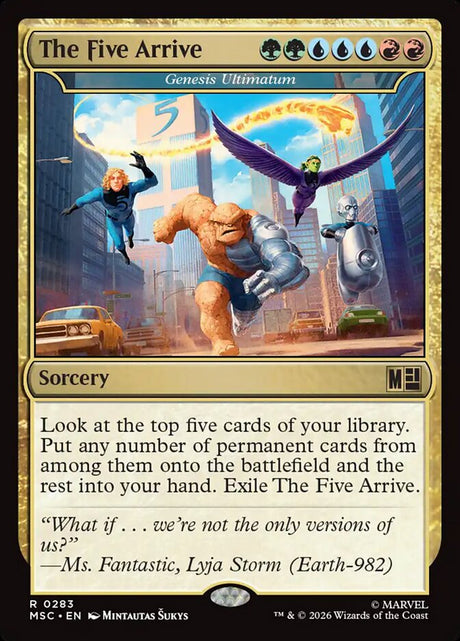 The Five Arrive - Genesis Ultimatum (283) - Marvel Super Heroes Commander (MSC)