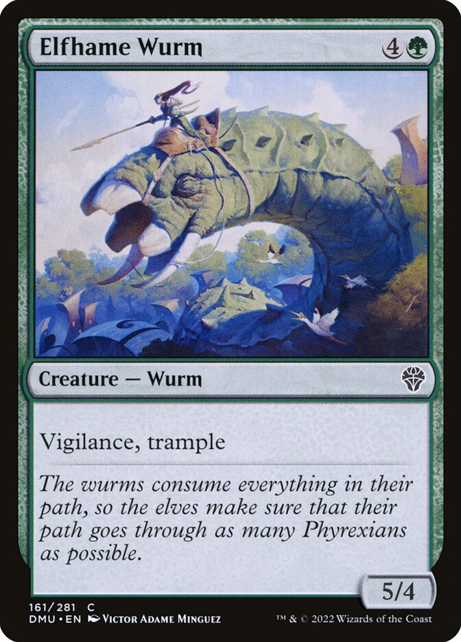 Elfhame Wurm (161) - Dominaria United (DMU)