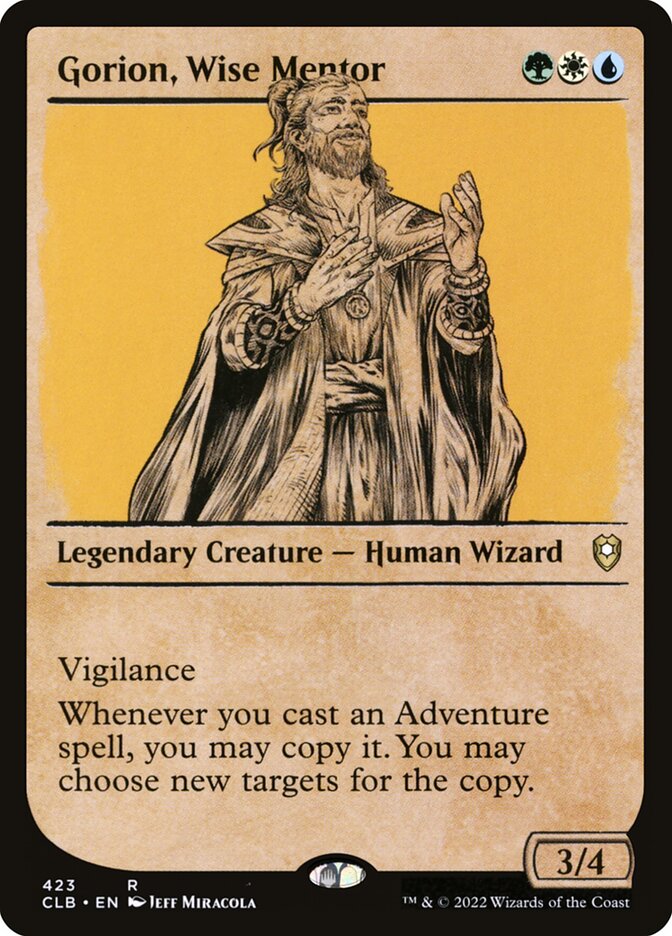 Gorion, Wise Mentor (423) - Commander Legends: Battle for Baldur's Gate (CLB)
