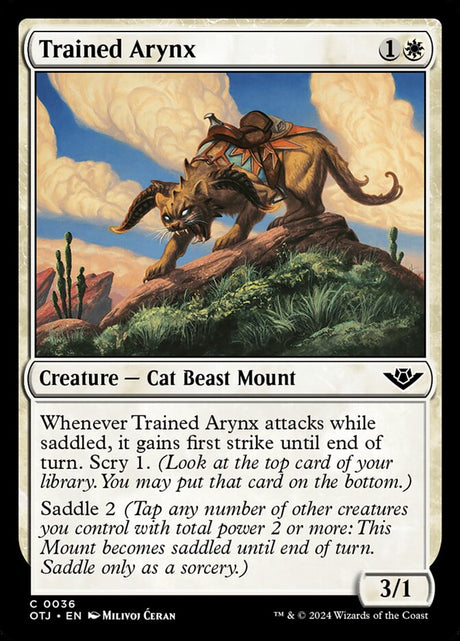 Trained Arynx (36) - Outlaws of Thunder Junction (OTJ)