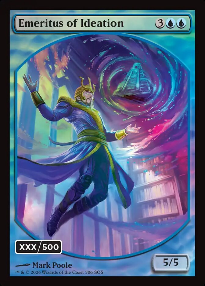 Emeritus of Ideation // Ancestral Recall (306) - Secrets of Strixhaven (SOS)