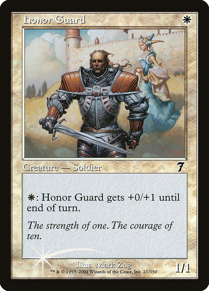 Honor Guard (21) - Seventh Edition (7ED)