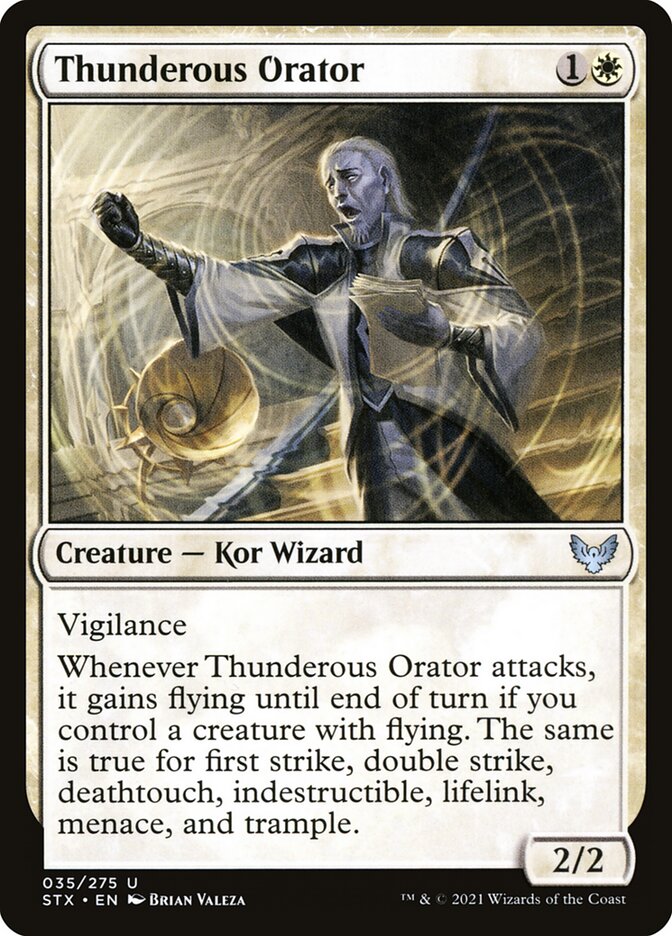 Thunderous Orator (35) - Strixhaven: School of Mages (STX)