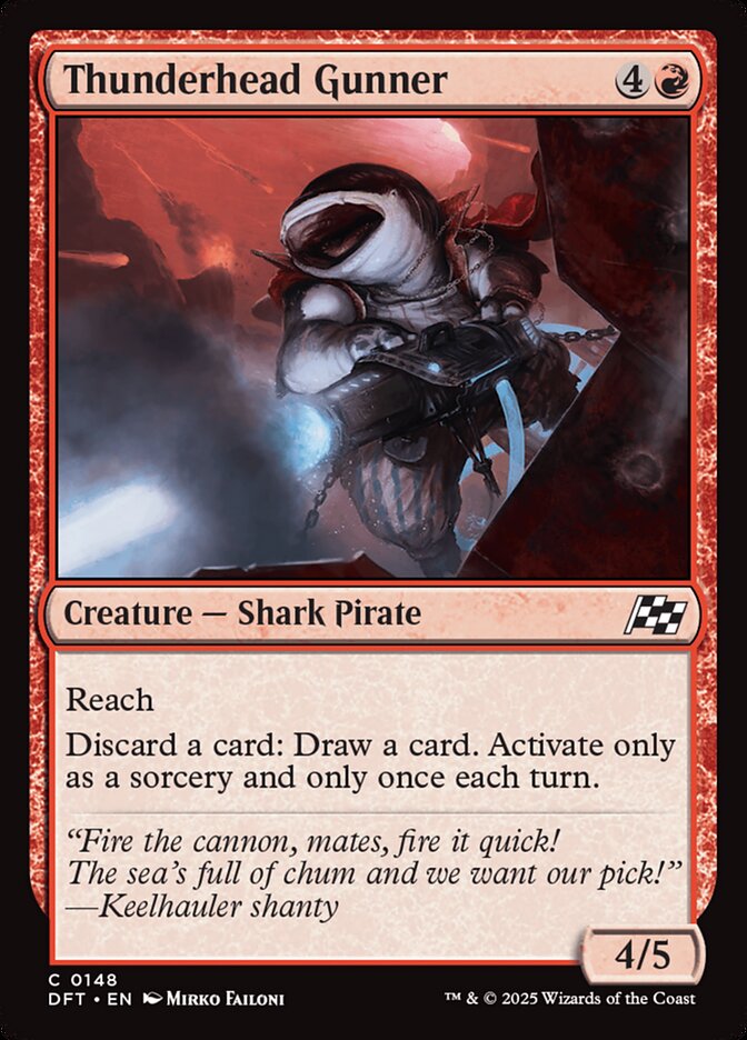 Thunderhead Gunner - [Foil] Aetherdrift (DFT)