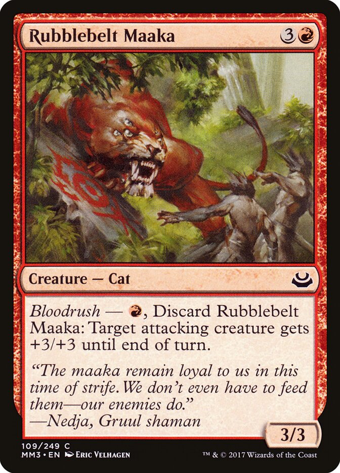 Rubblebelt Maaka (109) - Modern Masters 2017 (MM3)