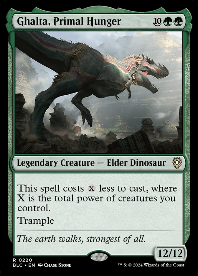 Ghalta, Primal Hunger (220) - Bloomburrow Commander (BLC)