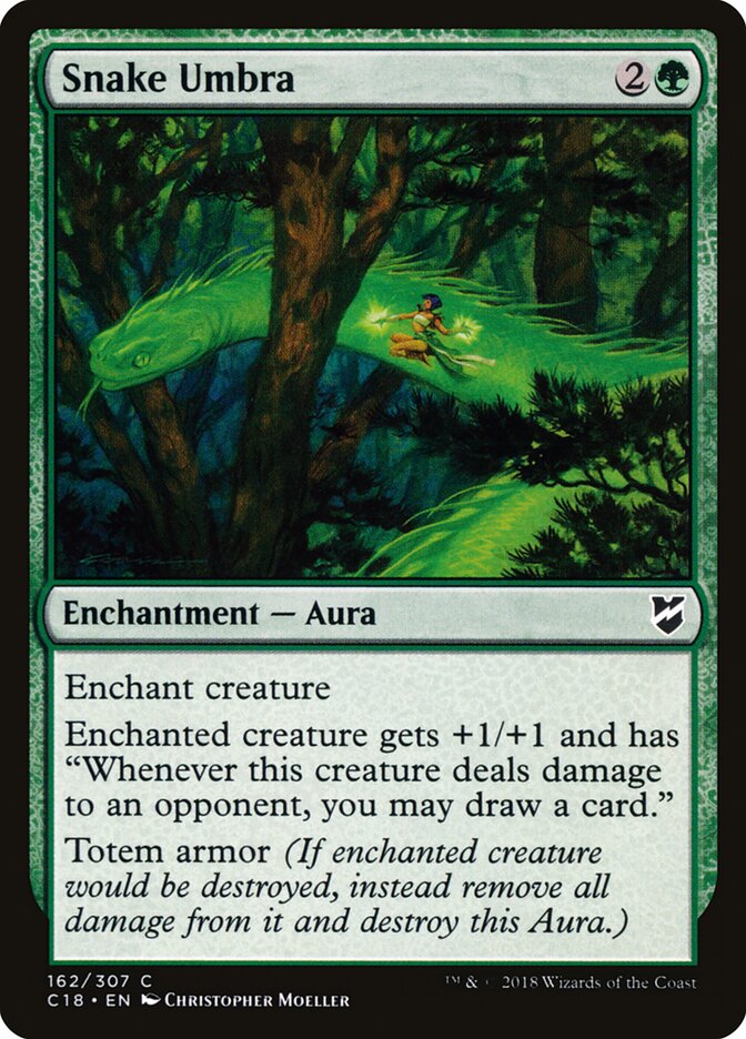 Snake Umbra (162) - Commander 2018 (C18)