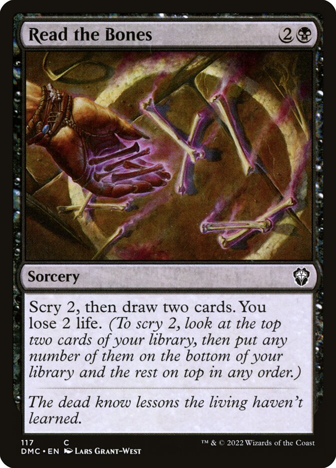 Read the Bones (117) - Dominaria United Commander (DMC)