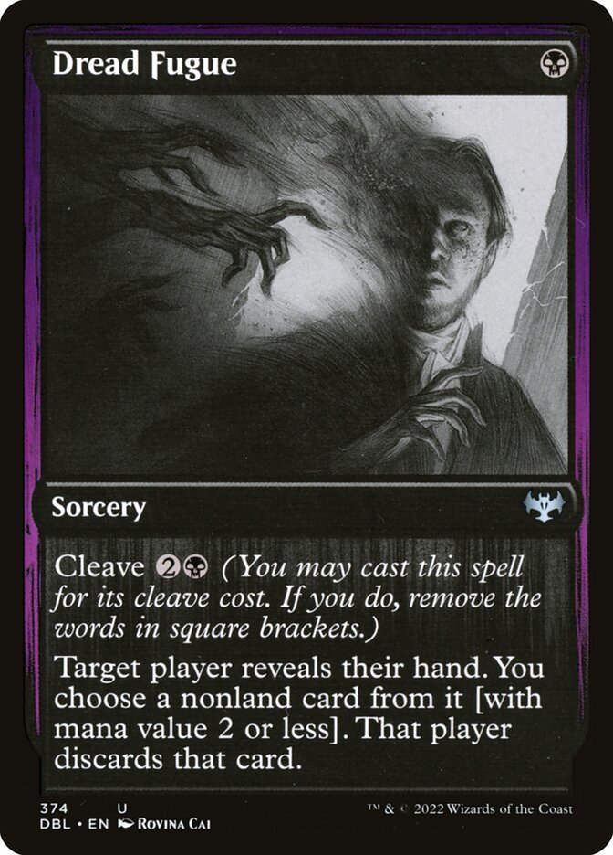 Dread Fugue - [Foil] Innistrad: Double Feature (DBL)