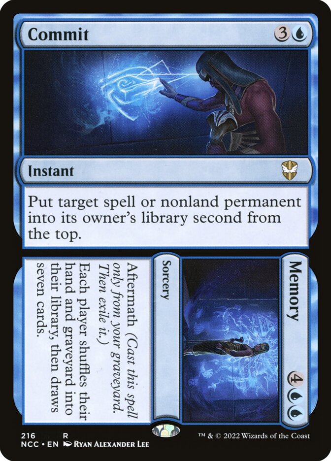 Commit // Memory (216) - New Capenna Commander (NCC)