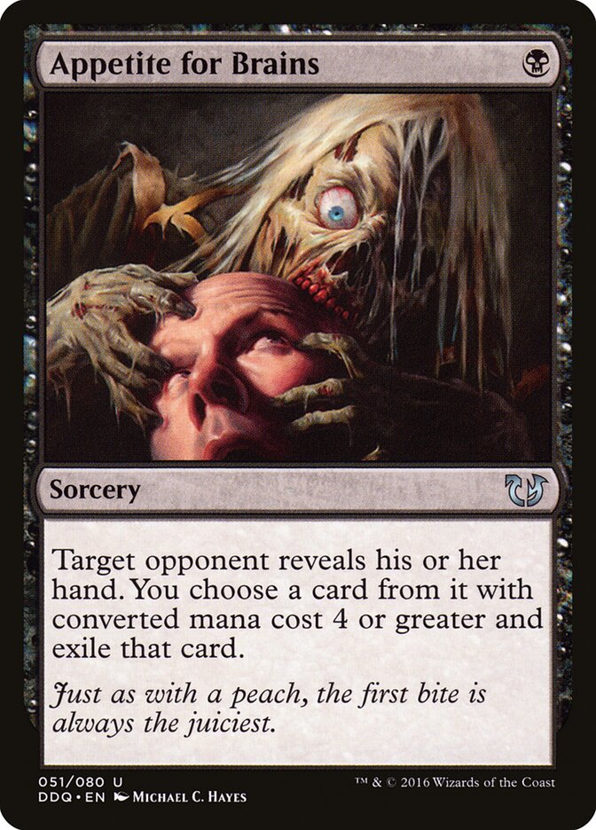 Appetite for Brains (51) - Duel Decks: Blessed vs. Cursed (DDQ)