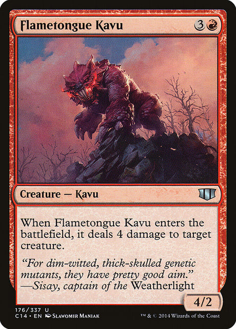 Flametongue Kavu (176) - Commander 2014 (C14)